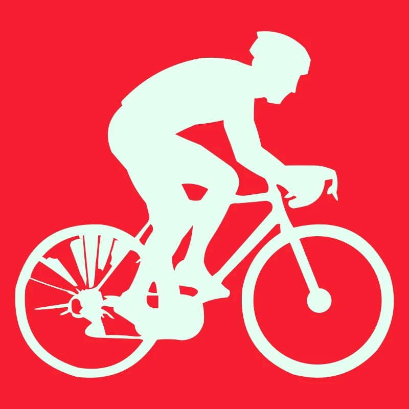 Silhouette cycliste Mint