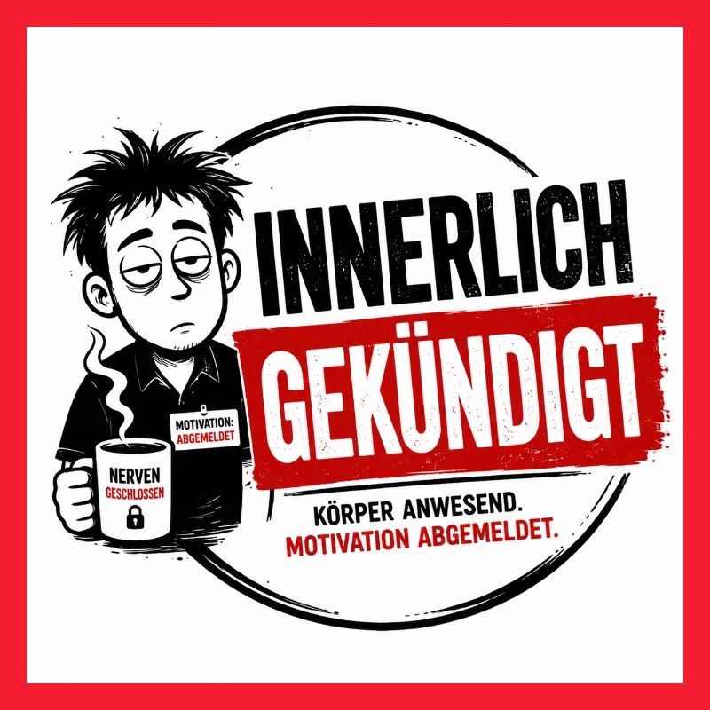 Innerlich habe gekündigt