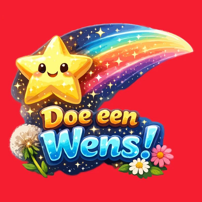 Wunschstern und Regenbogenblüte