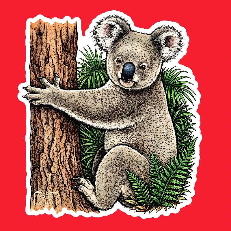 Koala auf dem Baum