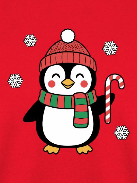 Pinguin mit Bommelmütze – Ugly Christmas