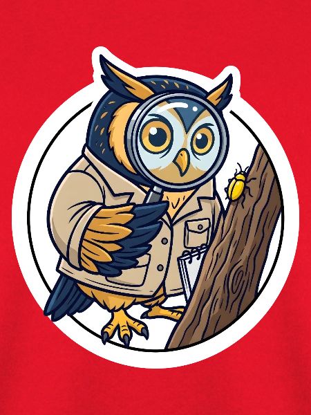 Entomologe Eule Lupe T-Shirt