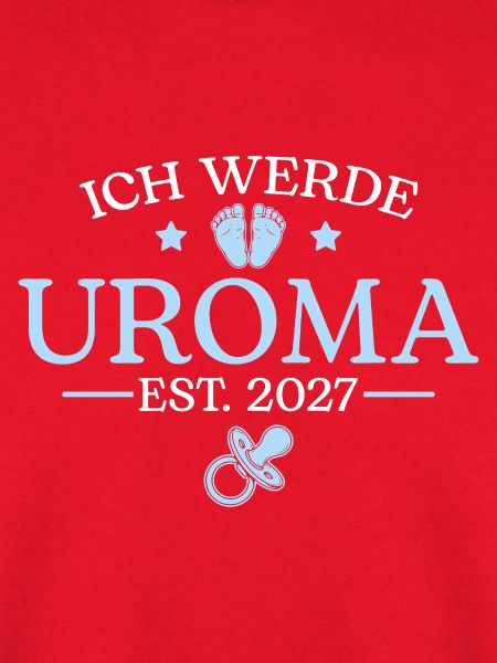 Werdende Uroma 2027 Schwangerschaftsankündigung