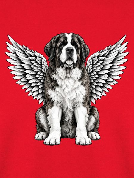 Berner Sennenhund Engel Abschied Flügel