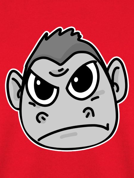 Gorilla Tier Affe Wütend