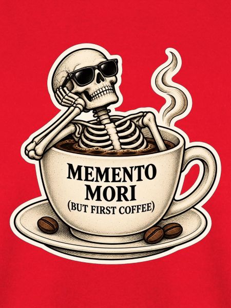 Memento Mori Kaffeeskelett