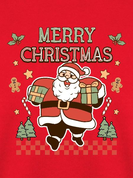 Merry Christmas Weihnachtsmann Retro Geschenk