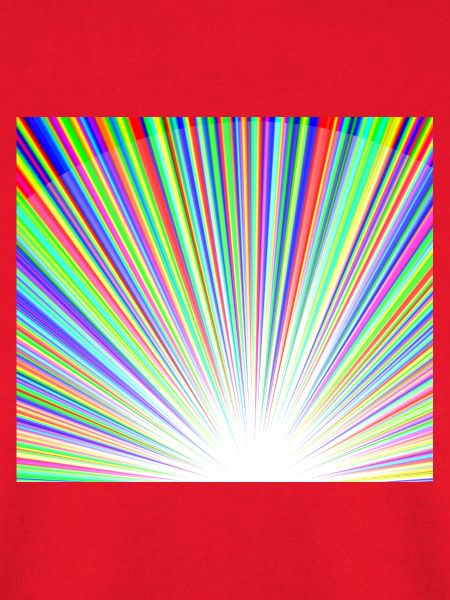 Leuchtendes Regenbogen-Sonnenstrahlmuster