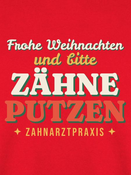 Frohe Weihnachten, Zähne putzen - Zahnarzt