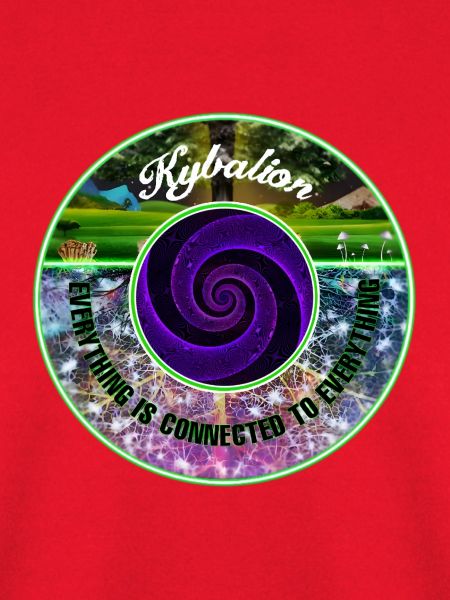 Kybalion-Spirale der Verbindung Lila