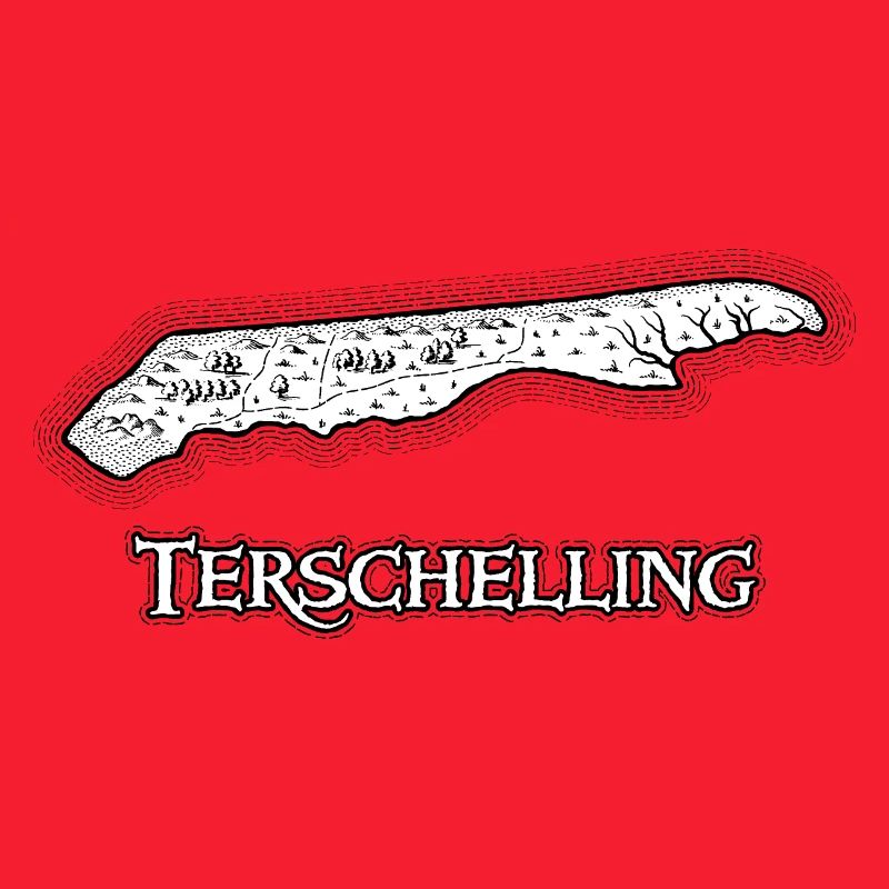 Terschelling | Antique map | Treasure map