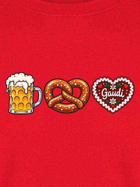 Bier Brezel & Lebkuchenherz –  Volksfest Motiv