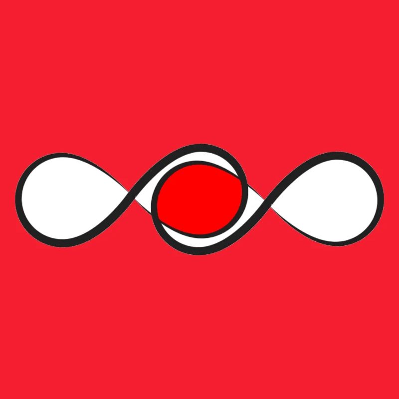 Eternal Line with Red Accent