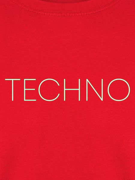 Techno Musik Schriftzug