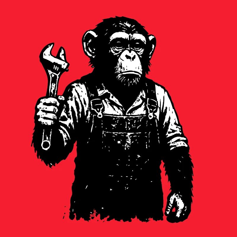 Labour Day Monkey Worker