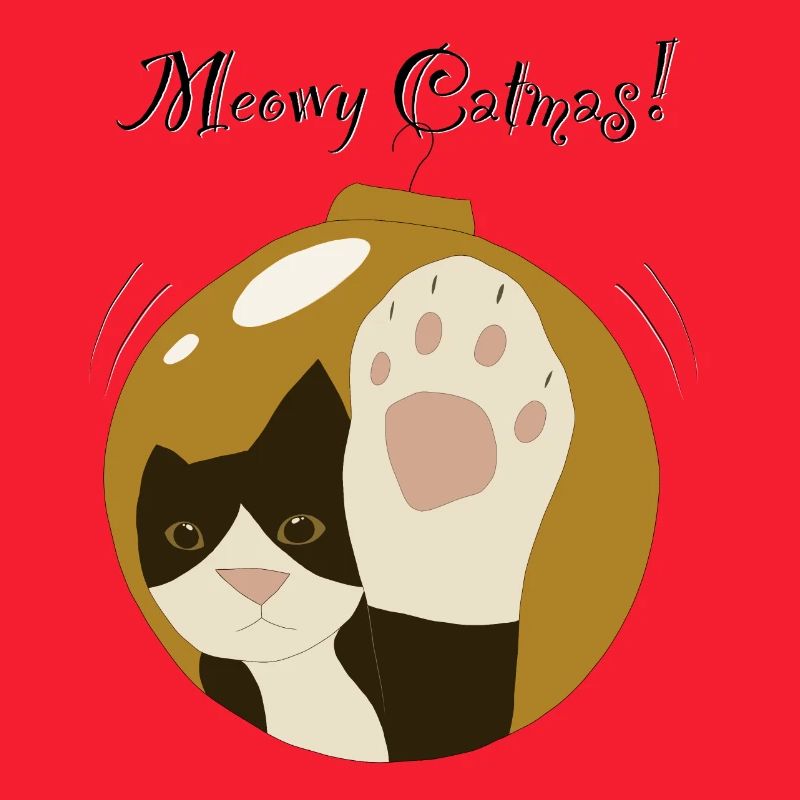 Meowy Catmas Goldkugel, Smoking-Katze