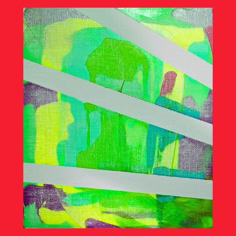 Neon Kaleido Abstract