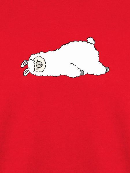 Schlafendes Lama