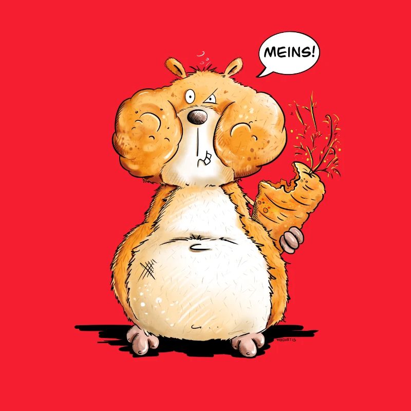 Hamster Mit Hamsterbacke I Spruch Statement