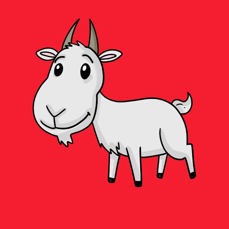 Ziege Niedlich
