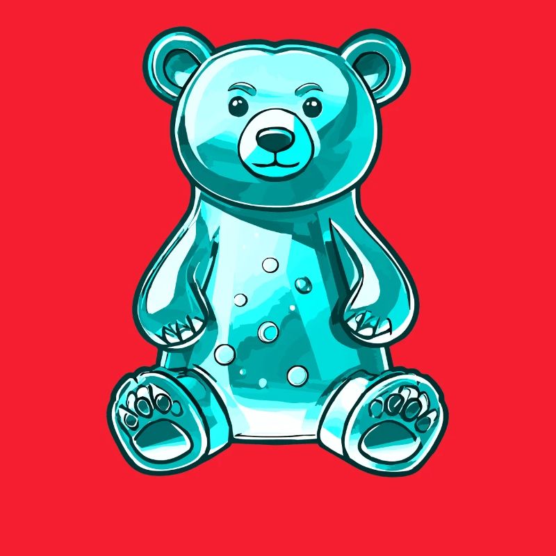 Gummibär Türkis