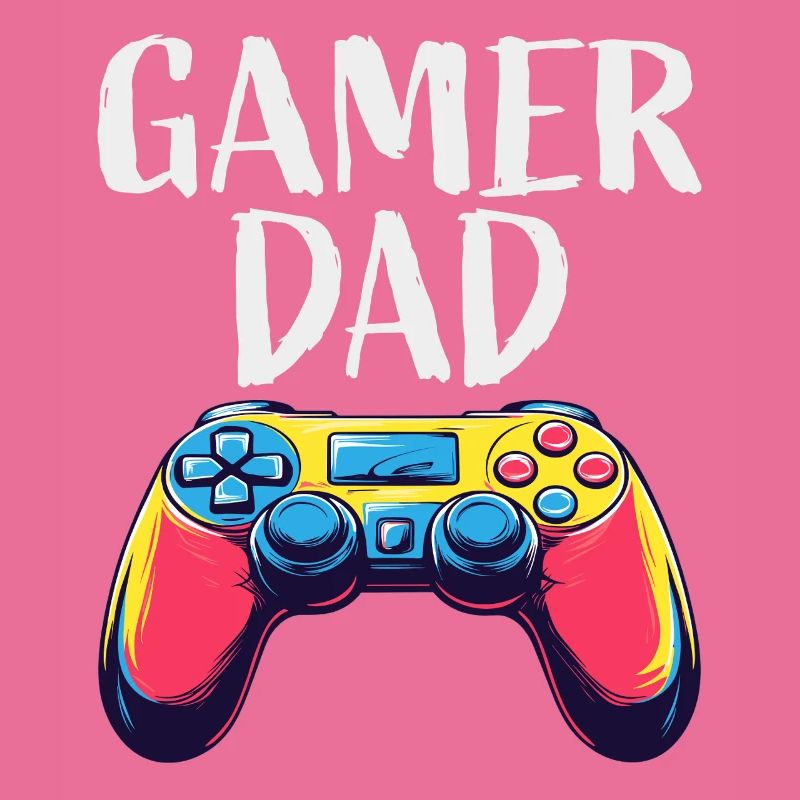 Gamer Dad Controller Graphics