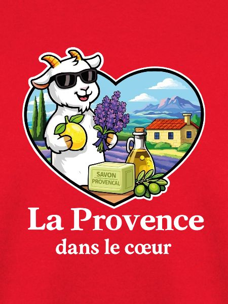 Provence im Herzziegenbock Lavendel Südfrankreich