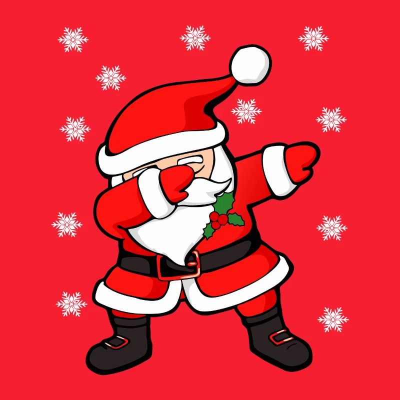 Santa Dab Festliche Stimmung