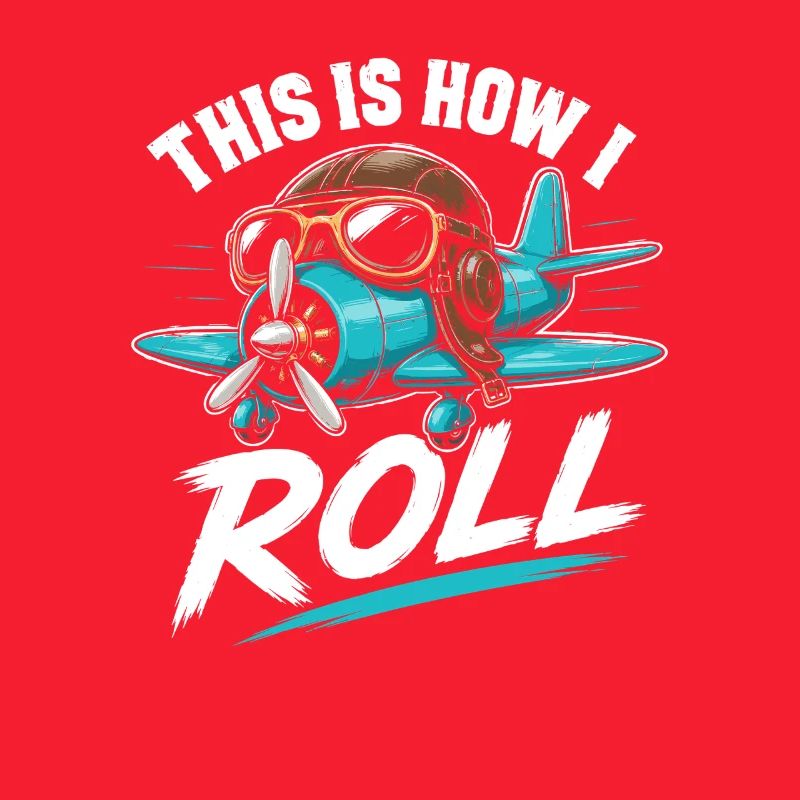 Propellerflugzeug Roll Spruch