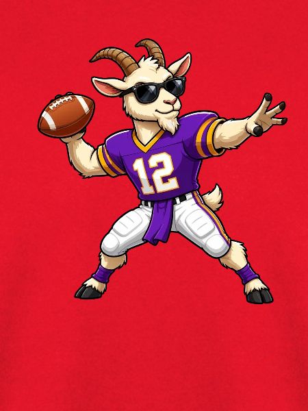 G.O.A.T. Quarterback Football Goat