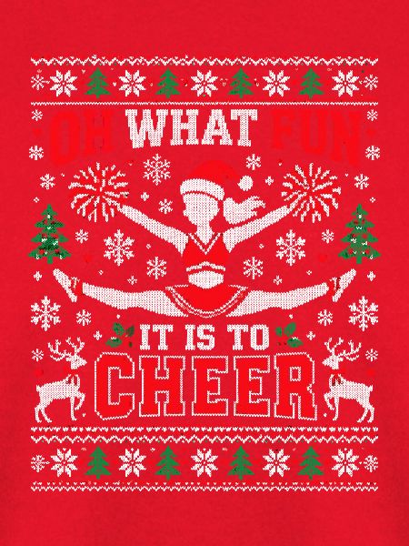 Oh What Fun Cheer Silhouette