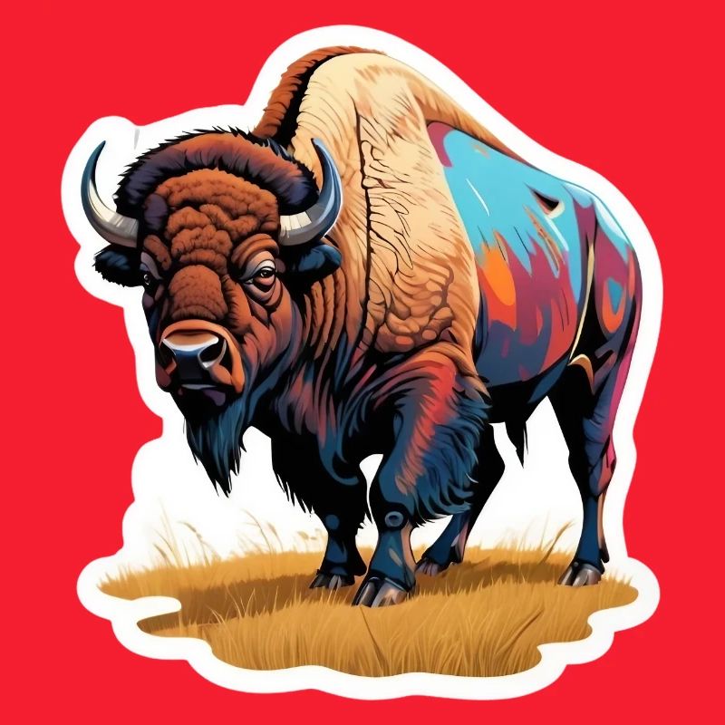 großer Bison