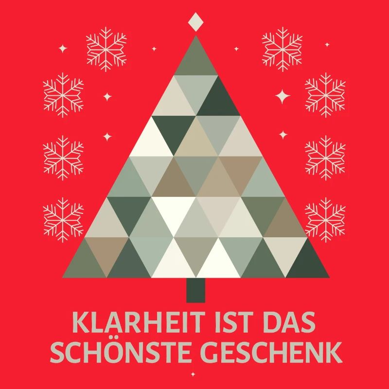 Minimalist Christmas tree: Simple elegance