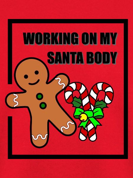 working santa body