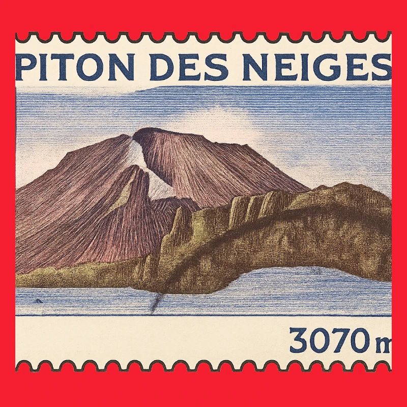 Piton des Neiges Stempel