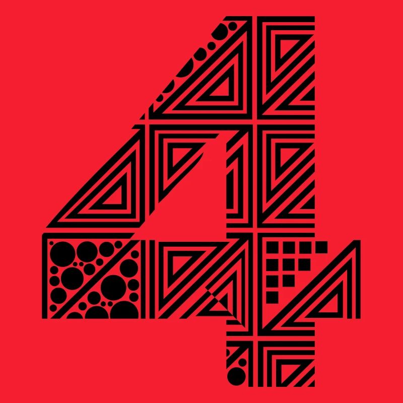 Vier Zahl 4