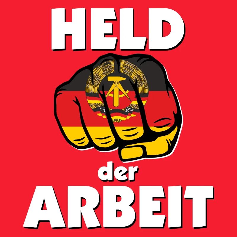 Held der Arbeit Ostalgie DDR