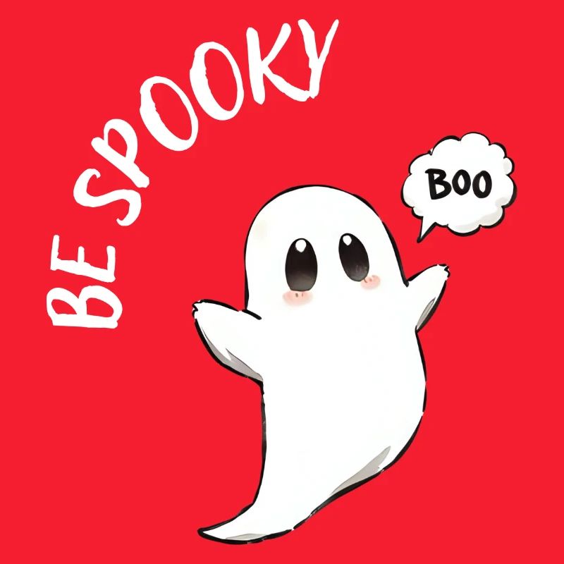 Spukgeist Boo Motiv
