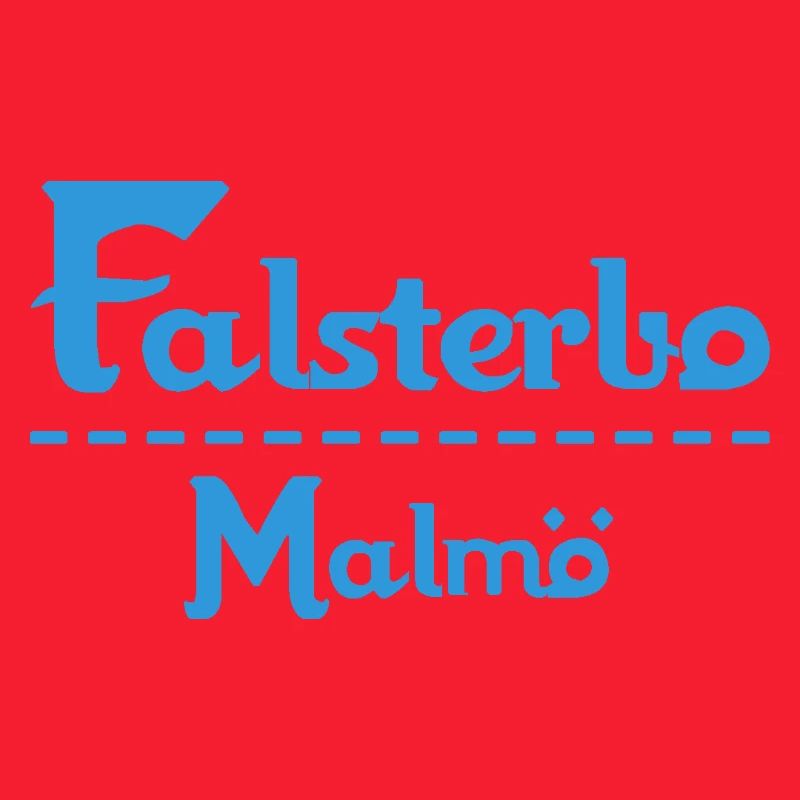 Centrum Malmö – Conception de texte bleu