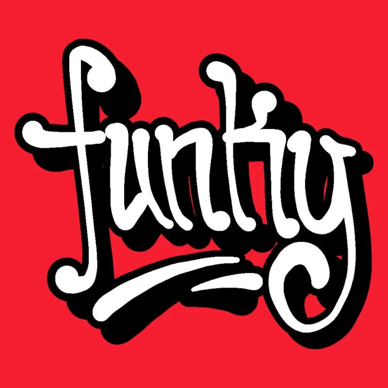 funky lettering