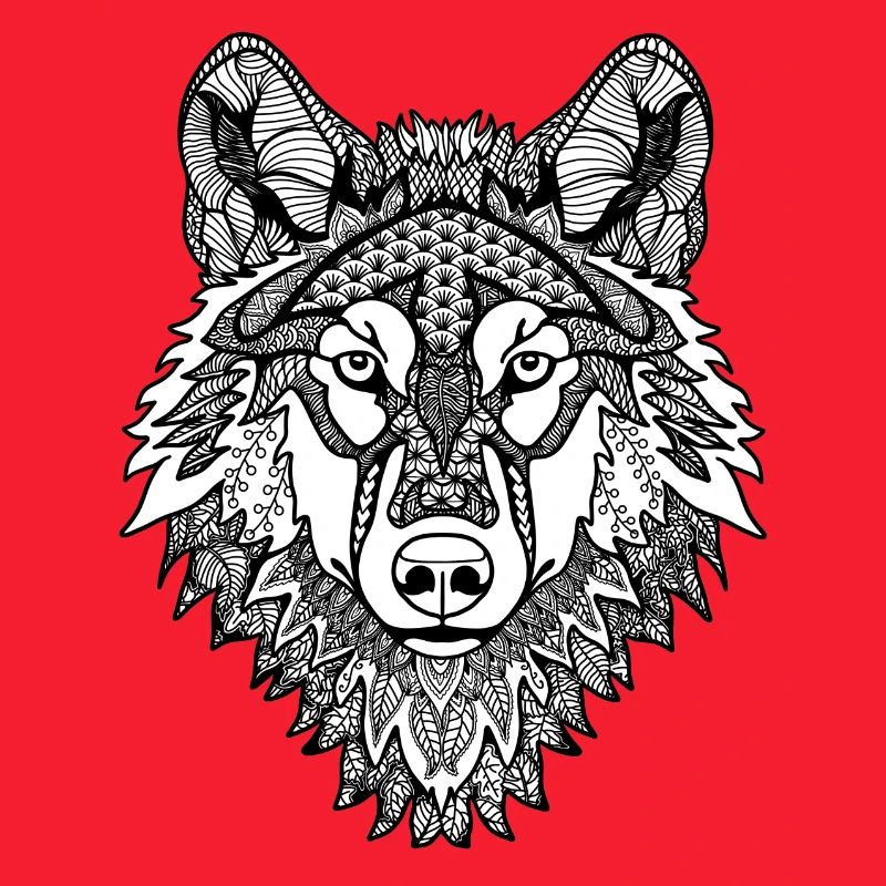 Mandala Wolf