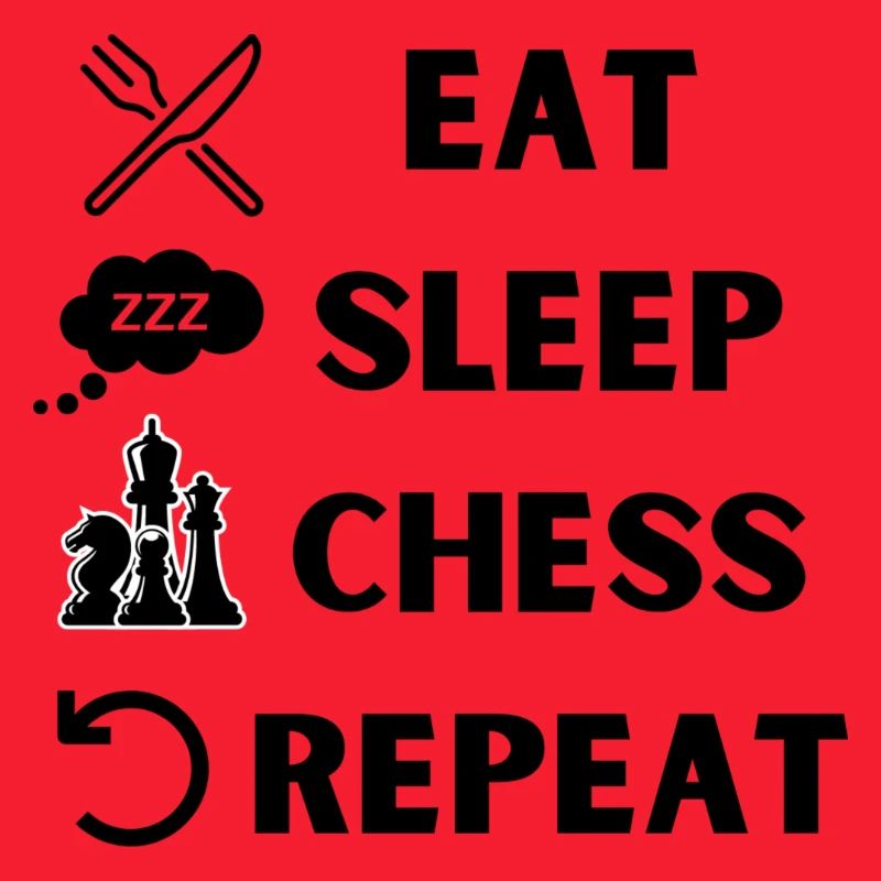 EAT SLEEP CHESS REPEAT