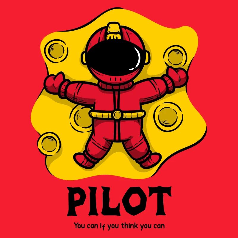 Pilot, Cartoon Spaceman