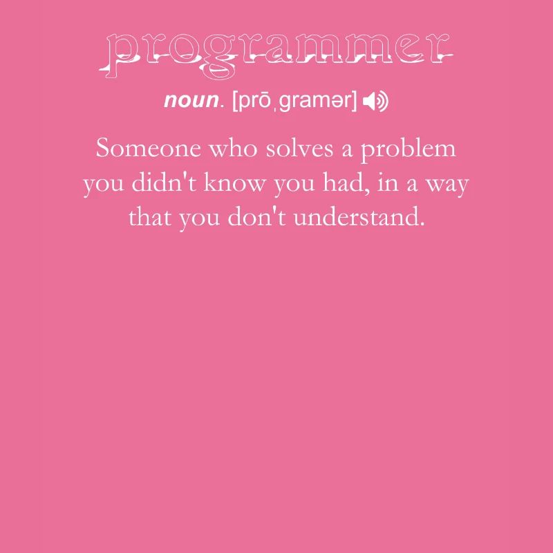 Programmierer Lustige Definition Codierung Humor Computer