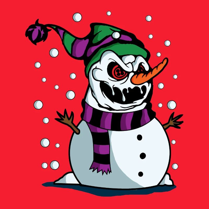 Halloween-Snowman