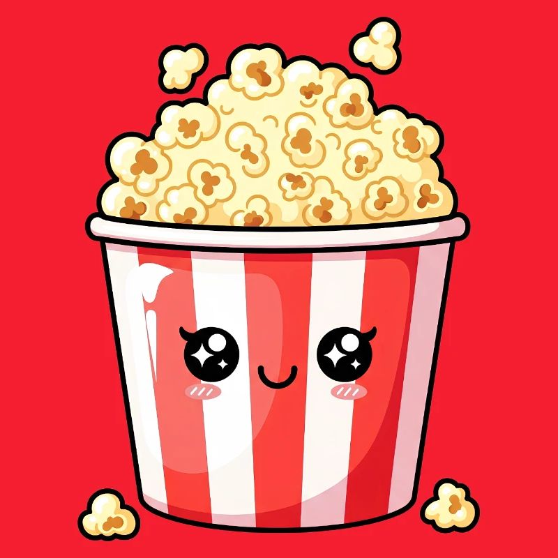 Seau à pop-corn Kawaii