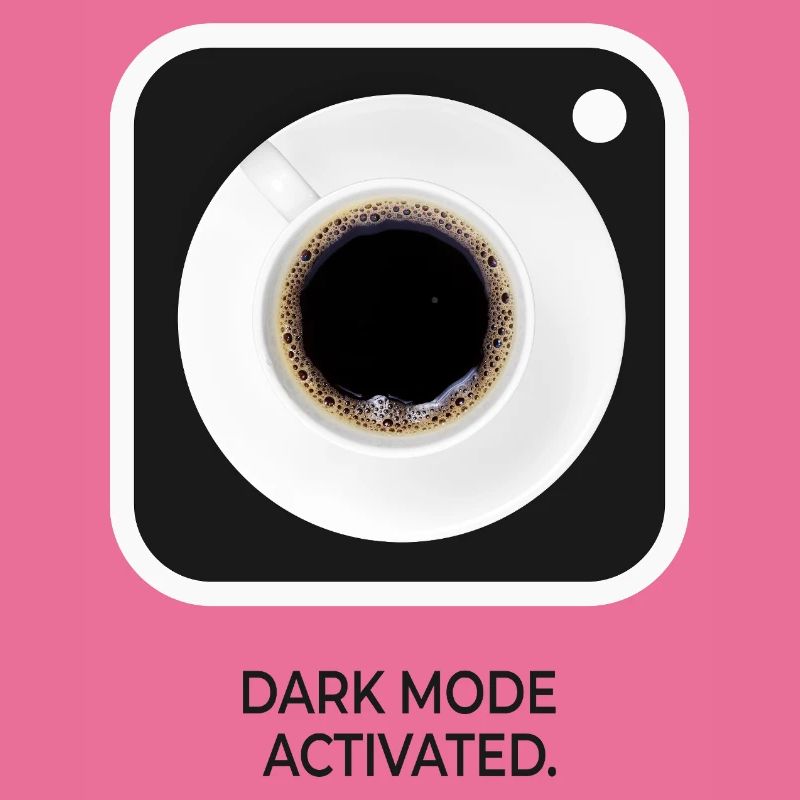 Dark Mode Activated Kaffee Nerd Spruch