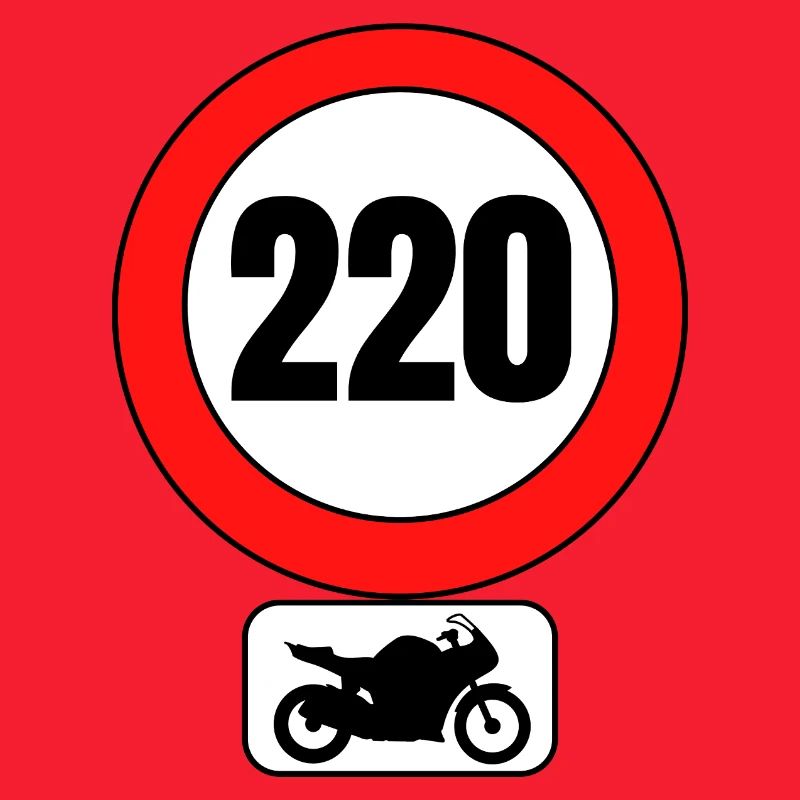 GESCHWINDIGKEITSBEGRENZUNG 220