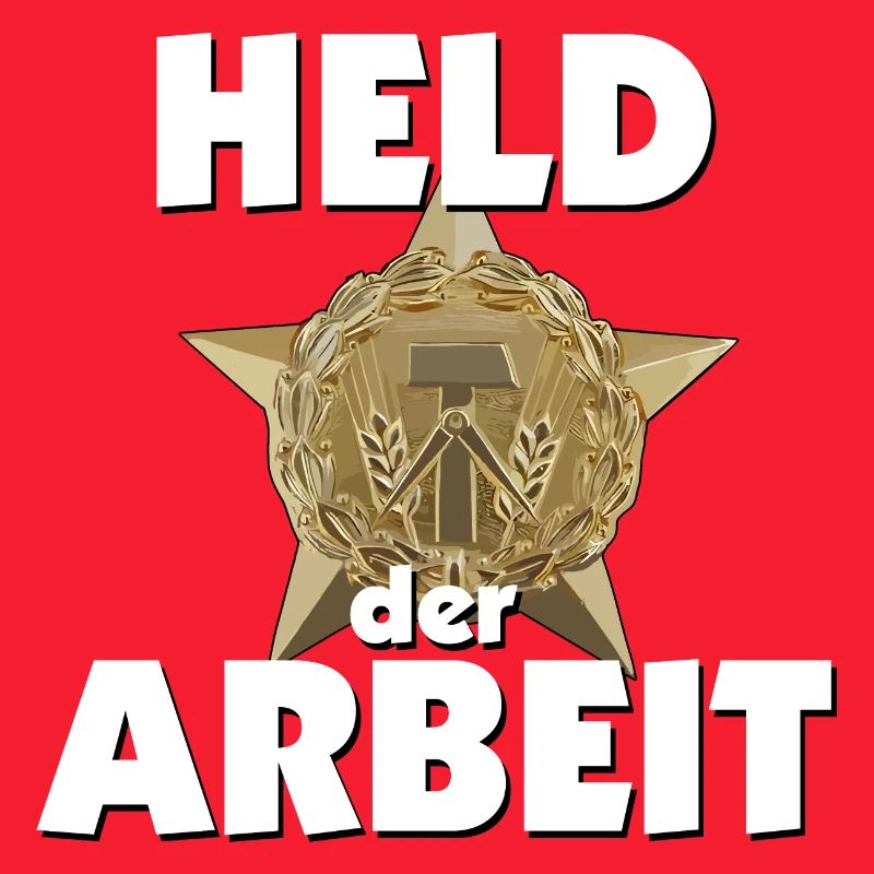 Held der Arbeit Abzeichen DDR Ostalgie
