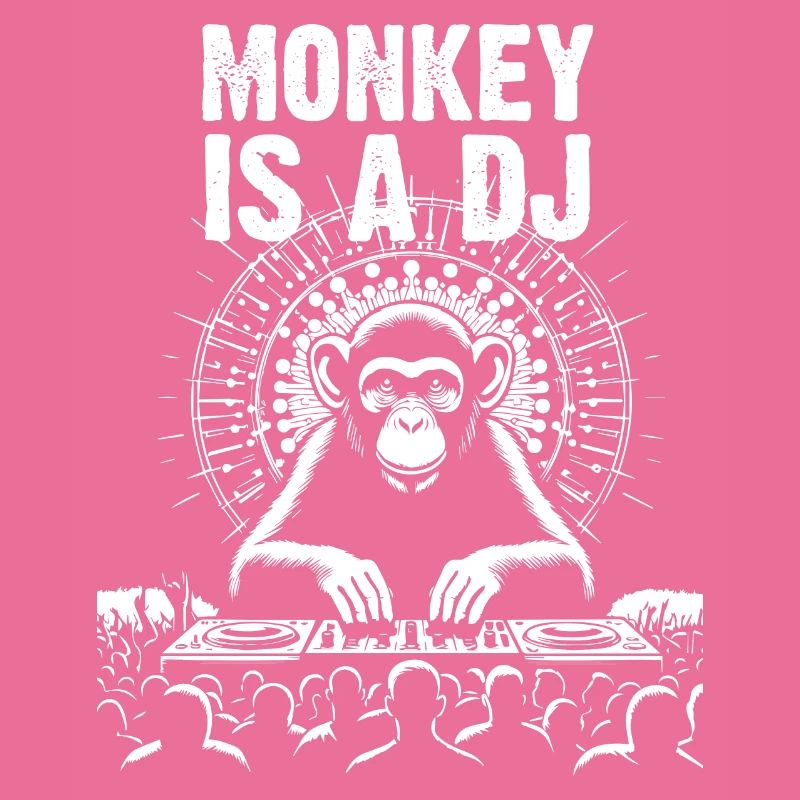 Monkey is a DJ